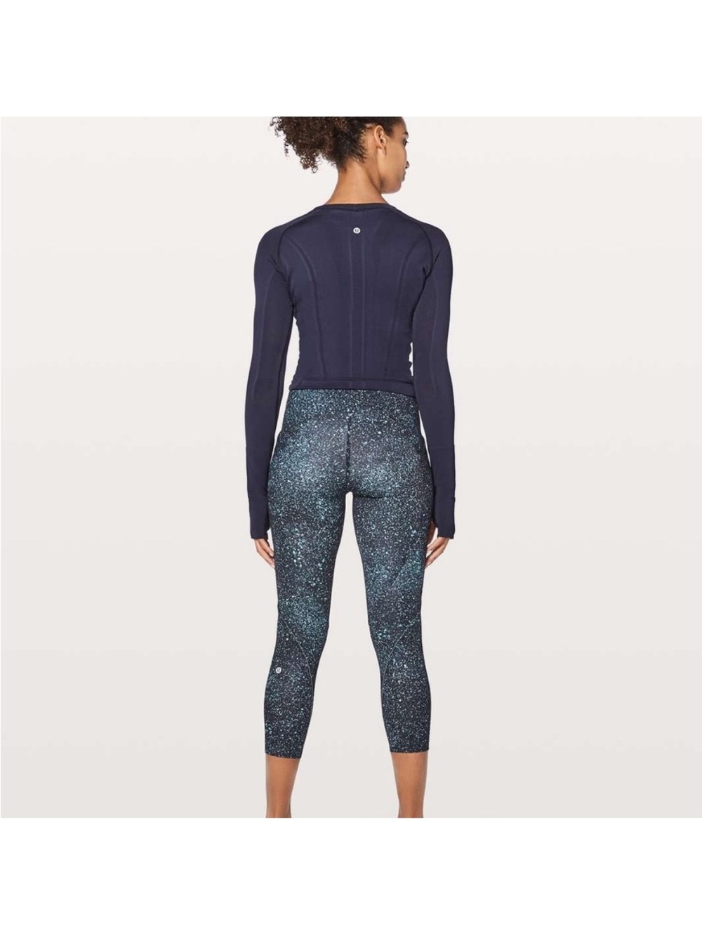 Lululemon Lead The Pack Crop 23" W6AM6S Mineralize Multi size 8